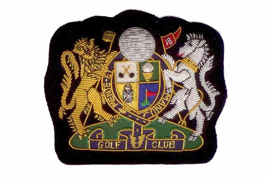 Golf Club Blazer Crest Badge by Elizabeth Parker