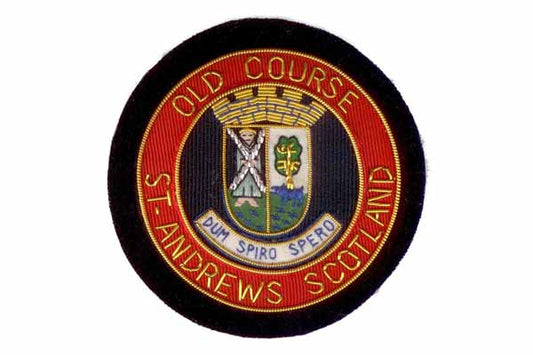 St Andrew's Golf Blazer Crest Badge by Elizabeth Parker