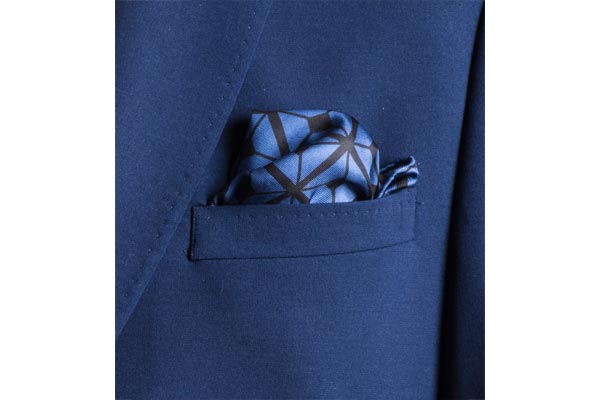 Diagonal Square Silk Pocket Square Range By Elizabeth Parker